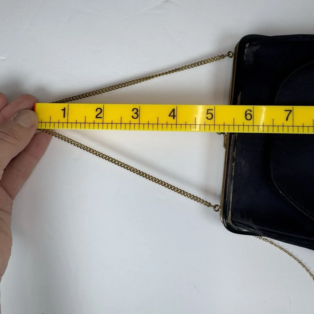 VTG 50s Koret Evening Purse + Coin Purse Julius Garfinckel DC Purple + Gold Trim